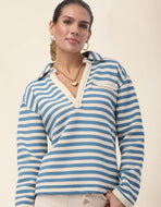 Spartina 449 Kayden Sweatshirt Riverside Stripe