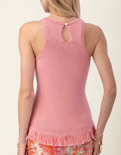 Load image into Gallery viewer, Spartina 449 Kendra Racerback Sweater Carnation showing back
