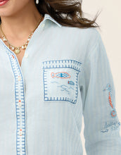 Load image into Gallery viewer, close up of embroidered pocket 

