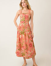 Load image into Gallery viewer, Lorraine Midi Dress Lightner Garden Pink
