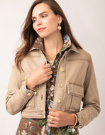 Spartina 449 Kiersten Denim Jacket Salted Ash Wash