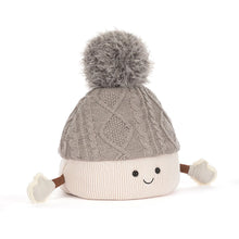 Load image into Gallery viewer, Jellycat Amuseables Pomilly with knit hat with pom pom
