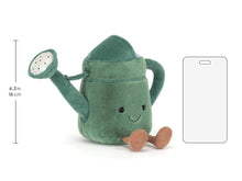 Load image into Gallery viewer, Jellycat Amuseables Watering Can graphic showing 6.3 inch height 
