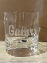 Load image into Gallery viewer, Gators Custom Double Old Fashion Whiskey Glass - 13.5oz
