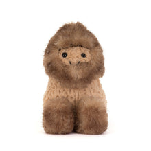 Load image into Gallery viewer, Plush toy resembling a creature with a hood on a white background
