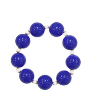 Load image into Gallery viewer, Gameday Theme Color Ball Bracelet Orange &amp; White
