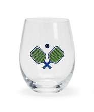 Load image into Gallery viewer, Pickleball Stemless Wine Glass
