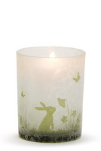 Load image into Gallery viewer, Hoppy Easter Bunny Silhouettes Frosted Vase
