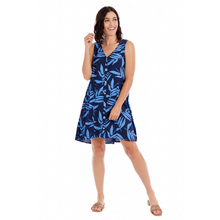 Load image into Gallery viewer, Navy Esley Flounce Dress
