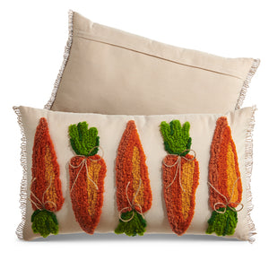 Loop and Knot Carrot Lumbar Pillow 24"