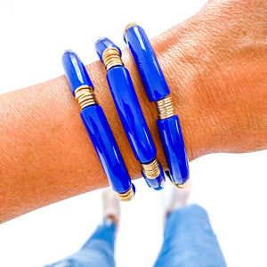 Acrylic Tube Bamboo Bracelet