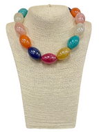 Acrylic Chunky Necklace - Multicolor