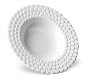 Aegean Soup Plate - White - FINAL SALE