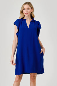 Dana Dress - Royal Blue