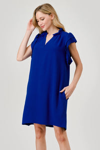 Dana Dress - Royal Blue