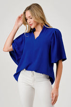 Load image into Gallery viewer, Gigi Short Flutter Sleeve Top
