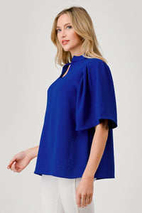 Gigi Short Flutter Sleeve Top