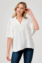 Load image into Gallery viewer, Gigi Short Flutter Sleeve Top
