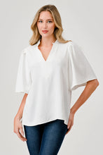 Load image into Gallery viewer, Gigi Short Flutter Sleeve Top
