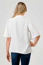 Load image into Gallery viewer, Gigi Short Flutter Sleeve Top
