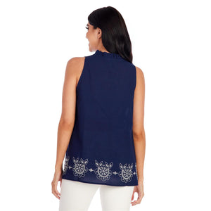 Luca Top - Navy