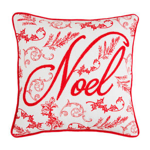 Noel Toile Pillow