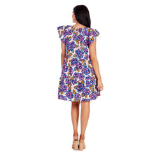 Load image into Gallery viewer, Pink Tropical Rachel Tiered Dress
