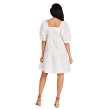 Load image into Gallery viewer, White Barbara Tiered Dress - FINAL SALE
