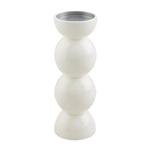 Load image into Gallery viewer, White Lacquer Candlestick
