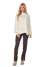 Load image into Gallery viewer, White Novie Pom-Pom Sweater - FINAL SALE
