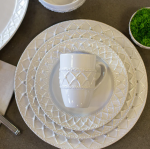 Alegria Dinner Plate - Linen - FINAL SALE