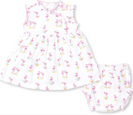 Kissy Kissy Aloha Summer Flamingo Dress Set - Multi
