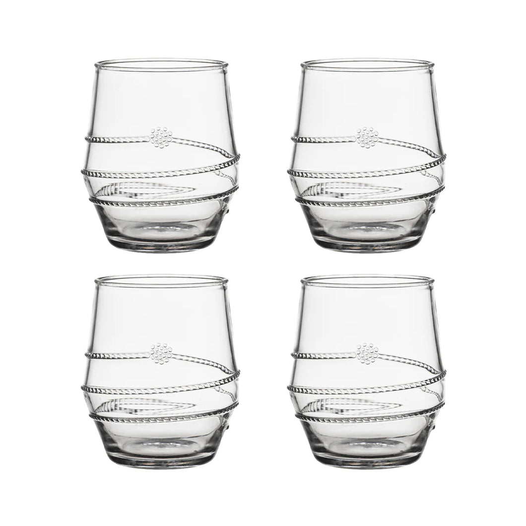Juliska Amalia Acrylic Small Tumbler Set/4