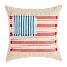 Load image into Gallery viewer, American Flag Applique Pillow
