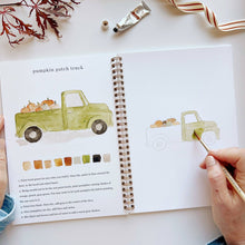 Load image into Gallery viewer, person painting green pickup truck
