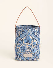 Load image into Gallery viewer, Spartina 449 Double Wine Caddy Japonica Cartouche Blue
