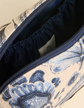 Load image into Gallery viewer, close up of Spartina 449 Callie Cosmetic Case Serpentine 
