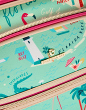 Load image into Gallery viewer, close up of Spartina logo on the Spartina 449 20" Expandable Rolling Suitcase Florida

