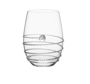 Juliska Amalia Stemless White Wine - Clear