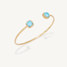 Load image into Gallery viewer, Dean Davidson Gold Monterey Twist Cuff - Iridescent Turquoise
