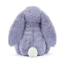 Load image into Gallery viewer, Jellycat Bashful Viola Bunny back view with white tail
