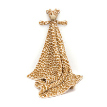 Load image into Gallery viewer, Jellycat Bashful Giraffe Blankie with blanket 
