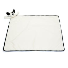Load image into Gallery viewer, Jellycat Bashful Black &amp; Cream Puppy Blankie
