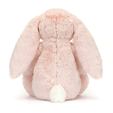 Load image into Gallery viewer, Jellycat Blossom Blush Bunny back view with white tail
