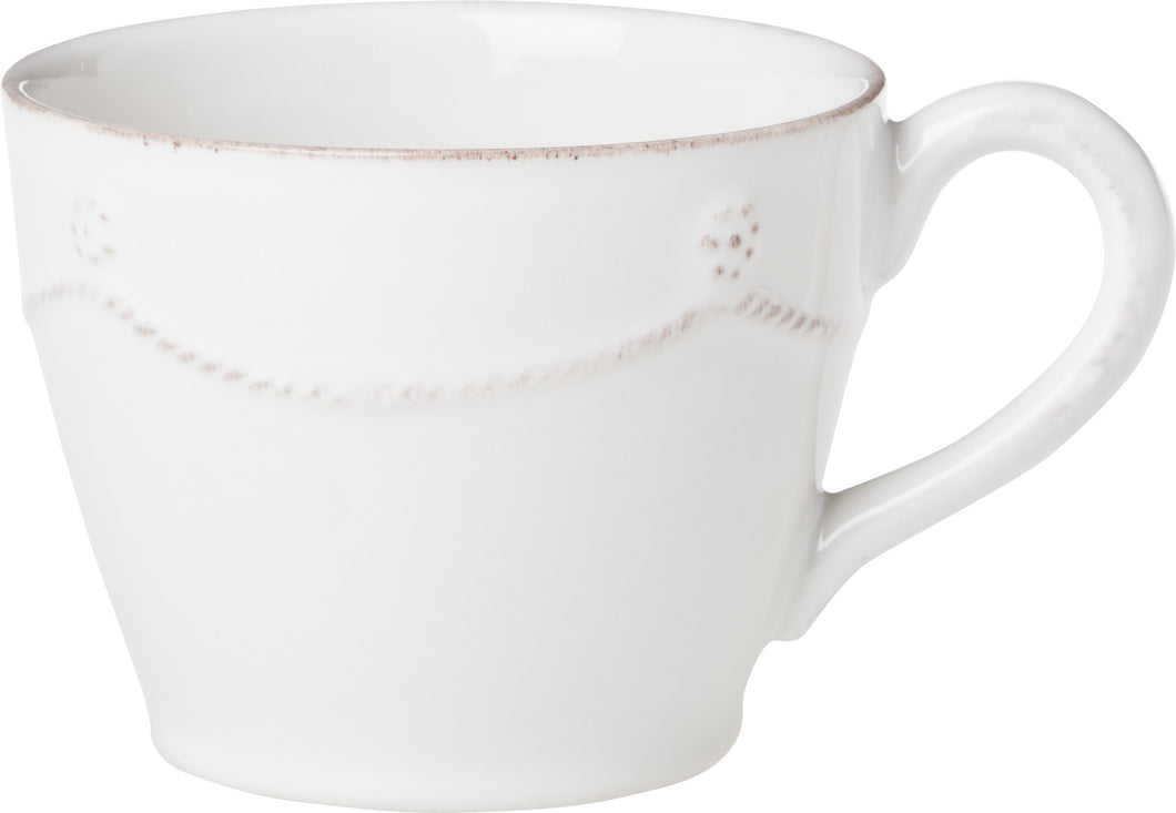 Berry and Thread Tea/Coffee Cup - Whitewash