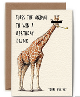 Hester & Cook Giraffe Birthday Card