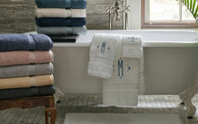 Load image into Gallery viewer, Matouk Lotus Towels - Indigo
