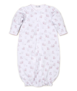 Bear-y-Cute Dot Conversion Gown - Pink