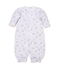 Load image into Gallery viewer, Bear-y-Cute Dot Conversion Gown - Pink
