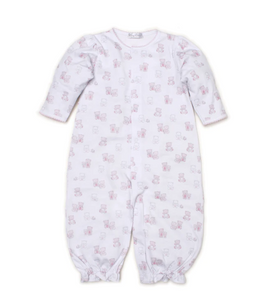 Bear-y-Cute Dot Conversion Gown - Pink